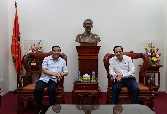 Chủ tịch Hội NCT Việt Nam Nguyễn Thanh Bình làm việc với Bộ trưởng Bộ LĐ-TB&XH, Phó Chủ Ủy ban Quốc gia về NCT Việt Nam Đào Ngọc Dung